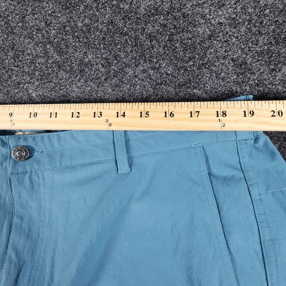 Duck Camp Performance Shorts Mens 2X Blue Stretch Nylon Outdoor Hiking Fishing